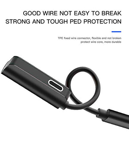 Lightning to 3.5mm Jack Dongle Splitter(2in1) for Apple MFI Certified for iPhone Aux Adapter Headphone Audio Cable Charger Cord for 7 8 Plus X Xr 14 13 12 11 Pro Max for iPad Charging Music Earphone