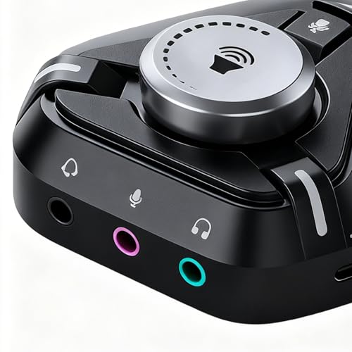 USB Sound Card for Pc Type-C External Amplifier