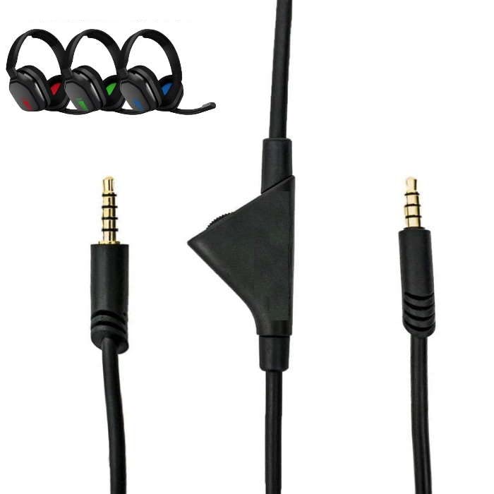 Replacement Headset Cable Cord Wire for Astro A10 A40 with Volume Control | 6FT Volume Control Audio Aux Cable Cord Wire for Astro A10 A40 Gaming Headsets, Xbox One Series X/S, PS4, & PS5 Controllers