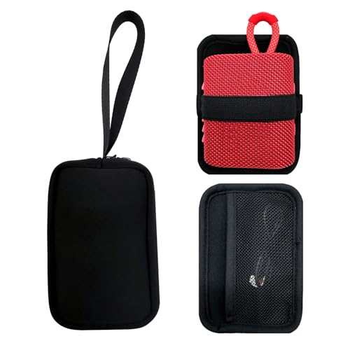 Wanty Soft Neoprene Travel Carrying Bag Sleeve Case Replacement with Handle Strap Compatible with Go 4 Go3 Go 3 Eco Portable Speaker