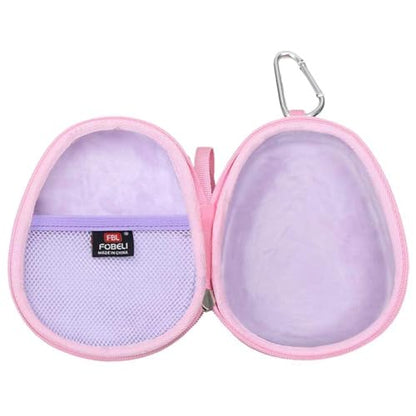 FBLFOBELI Kids Headphone Case for BAICLUD/Mehomeli/JusTalk/iClever/LOBKIN | Hard EVA Shell, Kids Bluetooth Air Conduction Open Ear Headphones Case, Shockproof & Water-Resistant, Pink - color: Pink