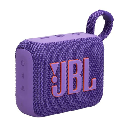 JBL Go 4 - Ultra-Portable, Waterproof and Dustproof Bluetooth Speaker, Big JBL Pro Sound with Punchy bass, 7-Hour Built-in Battery, Made in Part with Recycled Materials (Purple) - color: Purple
