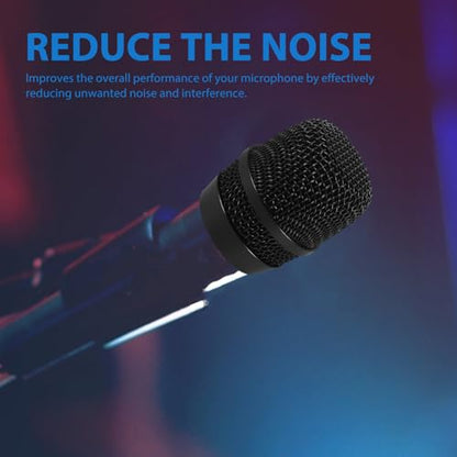 FAVOMOTO Microphone Mesh Grill Replacement Durable Windscreen Head for Ktv Wireless Microphones Compatible with Bayer Stylish Design Accessories - size: 6.50X5.50X5.50CM