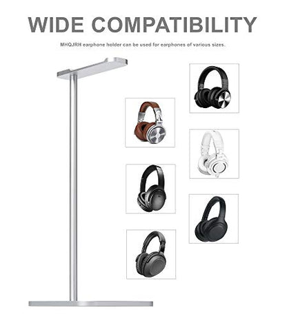 Headphone Stand for Desk, Aluminum Headset Stand (Silver) - color: Silver