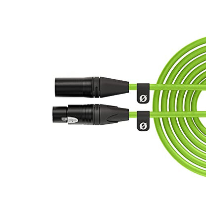 RØDE XLR-3 Premium XLR Cable (3m, Green) - color: Green