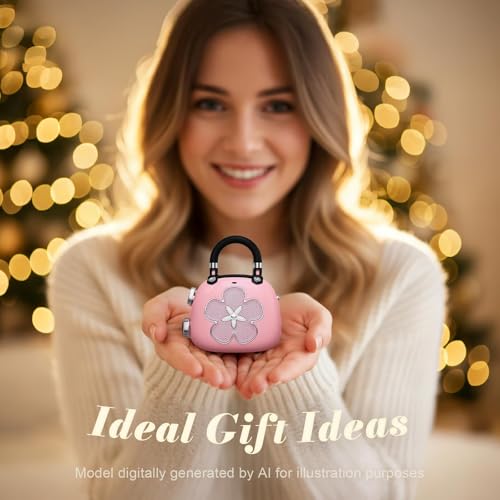 DOSS Candy 2-in-1 Mini Bluetooth Speaker, Loud Audio, Cute Backpack Charm - color: Pink