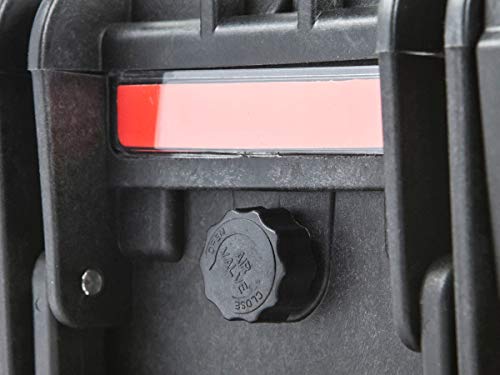 Monoprice Weatherproof / Shockproof Hard Case - Black IP67 level dust and water protection up to 1 meter depth with Customizable Foam, Black, 8.5" x 7.1" x 4" - color: Black, size: 2 Liter, style: Case