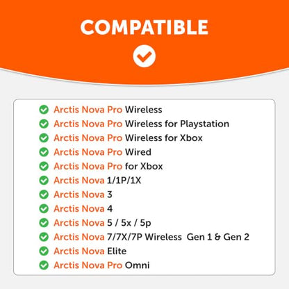 WC HeadbandZ Arctis Nova V2 - Upgraded Wide Silicone Headband Compatible with Arctis Nova Headsets by Wicked Cushions | Wider Weight-Distributing Design, Softer Flexible Silicone | Midnight Blue - color: Midnight Blue