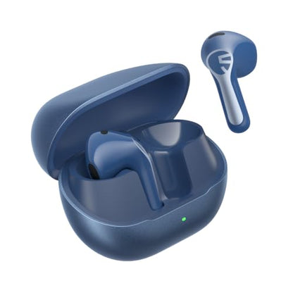 SoundPEATS Air6 HS LDAC Hi-Res Wireless Earbuds, Bluetooth 6.0, 13mm Driver | LDAC Hi-Res Audio Certified, 13mm Triple-Magnet Driver, 2MIC ENC, IPX5 Waterproof, Dynamic EQ, 45H, Bio-Composite Diaphragm - color: Blue
