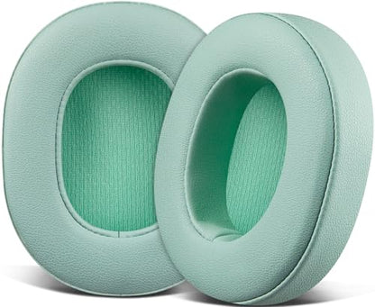 SOULWIT Replacement Earpads for Skullcandy Hesh 3/ANC/Evo & Crusher Wireless/540/ANC/Evo & Venue ANC Over-Ear Headphones, Ear Pads Cushions with Protein Leather, Noise Isolation Foam - Preppy Sage - color: Preppy Sage