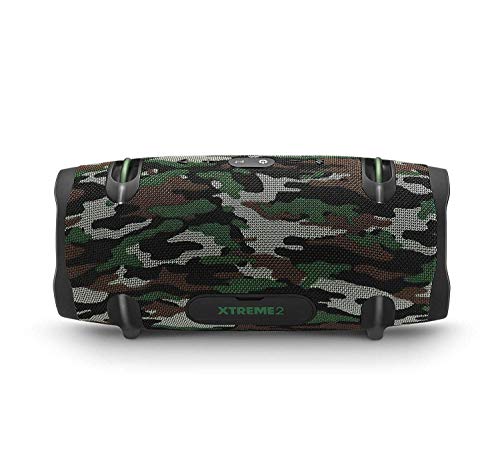 JBL Xtreme 2 - Portable Bluetooth Speaker - Camo | Wireless Bluetooth Streaming, Up to 15 hours of playtime, IPX7 waterproof, JBL Connect, Durable fabric and rugged material - color: Camouflage