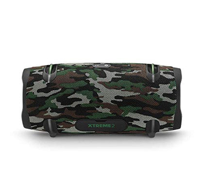 JBL Xtreme 2 - Portable Bluetooth Speaker - Camo | Wireless Bluetooth Streaming, Up to 15 hours of playtime, IPX7 waterproof, JBL Connect, Durable fabric and rugged material - color: Camouflage