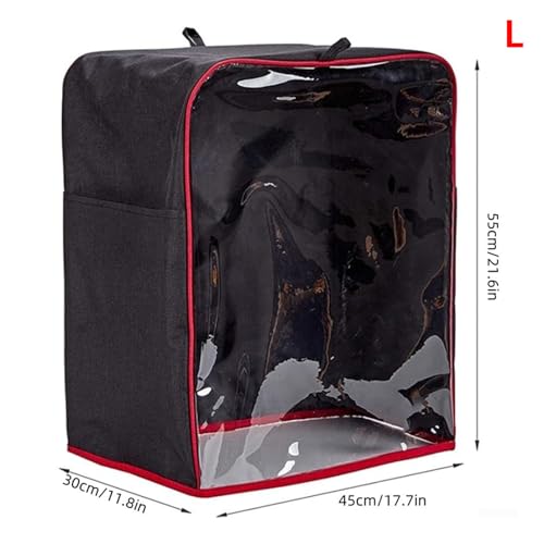 Clear View Stand Mixer Cover with Removable Base Pad Household Blenders Accessories Storage Bag Oxford Fabric Storage Bag - size: L