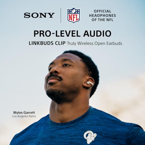 Sony LinkBuds Clip Open-Ear Truly Wireless Earbuds Clip-On Design, Greige - color: Greige