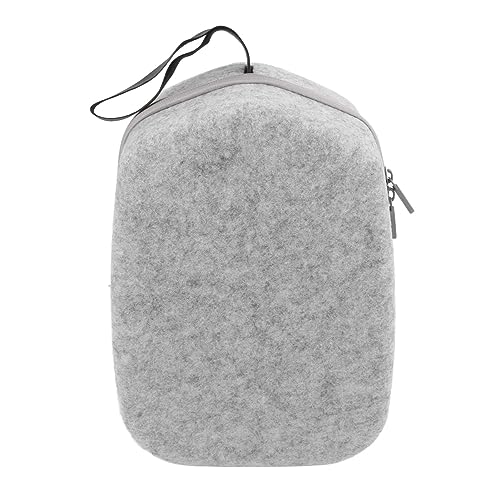 VR Glasses Storage Bag, EVA Anti Scratch Portable VR Gaming Glasses Carrying Case VR Accessories Hard Carrying Case Travel Storage Bag Replacement Fit for Quest 2, Grey