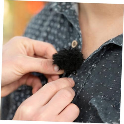 2 Pcs Microphone Windshield Furry Wind Muff, Noise Reduction Mic Cover