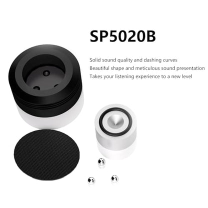 Preffair SP5020B 4Pcs HiFi Turntable Isolation Feet Speaker Foot Pads Amplifier Chassis Aluminum Isolation Feet Non-Slip Stand Feet Shock Absorber for DAC HiFi Amplifier (Stainless Steel Beads) - color: Stainless Steel Beads