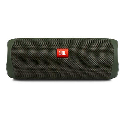 JBL Flip 5 (Green) + Bundle with divvi! Protective Hardshell Case - color: Green
