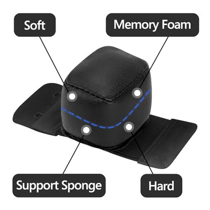 Geekria Comfort Headband Pressure Relief Pads for Tight On-Ear/Over-Ear Headphones, Memory Foam Headset Cushion Nuggets Damage Free Easy DIY Installation (4 Pack)
