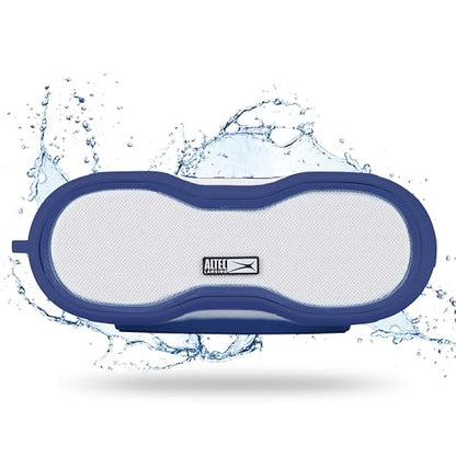 Altec Lansing - Portable Bluetooth Speaker, Waterproof IP67 - color: Periwinkle/White, size: Medium