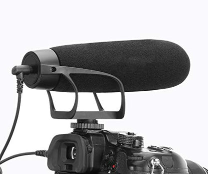 Vidpro XM-48 Professional Condenser Shotgun Video Microphone DSLR cameras, video camcorders, smartphones and computers for field recording, interviews, video production, live and studio work