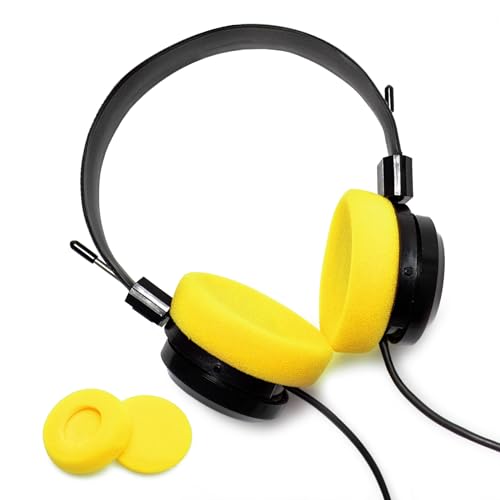 Ear Pad Foam Cushions Compatible with Sennheiser HD414 Grado SR60 SR60i SR80 SR80i SR80e SR125 SR225 SR325 SR SRI RS Series PS1000 GS1000 Headphone (Yellow)
