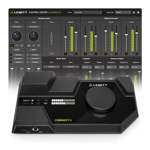 LEWITT Connect 6 DSP Powered USB Interface