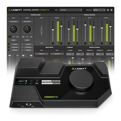 LEWITT Connect 6 DSP Powered USB Interface