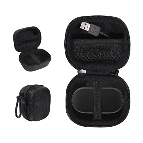 Earbuds Case for Skullcandy Sesh, Sesh ANC, Sesh Evo True Wireless in-Ear Earbuds (Black) - color: Black