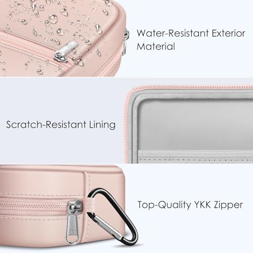 FINPAC Charger Case for MacBook, Small Electronic Organizer Pouch Bag - color: Pink