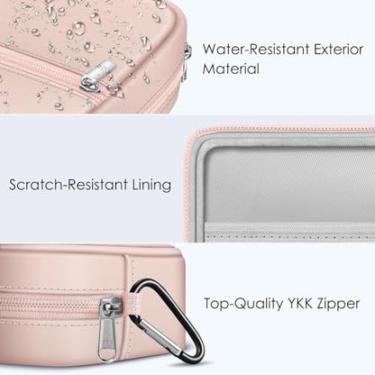 FINPAC Charger Case for MacBook, Small Electronic Organizer Pouch Bag - color: Pink
