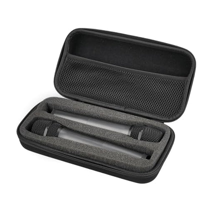 Shockproof & EVA Hard Shells Lightweight Storage Case Microphone Storage Box EVA Construction Mic Holder Sponge Padded Case