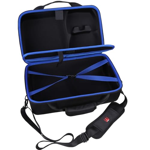Mchoi Carrying Case for PS5 Slim Console – Hard Shell Travel Storage Bag Compatible with PlayStation 5 Slim Disc & Digital Edition, Fits Console, Controllers, Headset, Vertical Stand & Cables