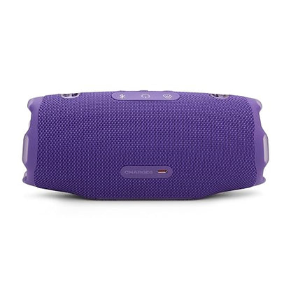 JBL Charge 6 - Portable Waterproof & Drop-Proof Bluetooth Speaker, Bold JBL Pro Sound with AI Boost, 28Hrs of Playtime, Built-in Powerbank & Comes with a Sturdy/Removable Carrying Strap (Purple) - color: Purple
