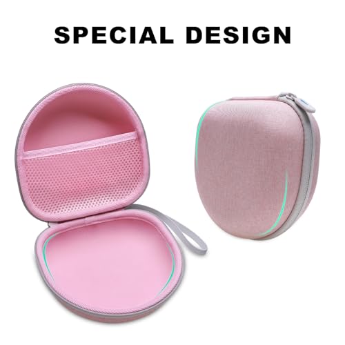 Kids Headphone Case for Acer/iClever/Candy Bila, Pink(Case Only) | for iClever BTH12/HS19/BTH22/BTH20/BTH18/BTH26, JBL Junior 320/320BT, MIDOLA, JoySpark, eKids, ADOOPE, JLab Kids Headphones - color: Pink