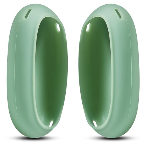 WC ShellZ Max - Protective Shell Covers for AirPods Max 1 & 2 | Made by Wicked Cushions | Made with Premium Silicone | Green - color: Green