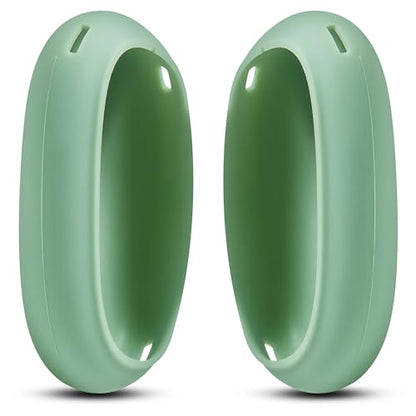 WC ShellZ Max - Protective Shell Covers for AirPods Max 1 & 2 | Made by Wicked Cushions | Made with Premium Silicone | Green - color: Green