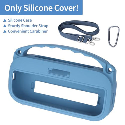 Silicone Cover Compatible with Bose SoundLink Flex 2nd Gen/Bose SoundLink Flex Portable Speaker (Blue Dusk) - color: Blue Dusk, size: Silicone Cover
