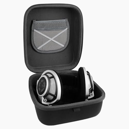Geekria Shield Case for Large-Sized Over-Ear Headphones, Replacement Protective Hard Shell Travel Carrying Bag with Cable Storage, Compatible with Beyerdynamic DT880Pro, AKG K701 Headsets