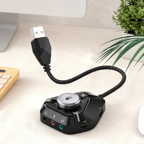 USB Sound Card Type-C External Amplifier