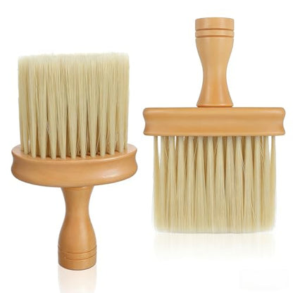 Wooden Piano Cleaning Brush 2 Pack - Soft Bristles Anti-Static Keyboard Duster for Piano, Guitar, Synthesizer, Laptop, Musical Instruments