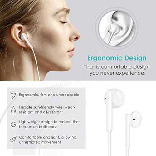 USB C Headphones for iPhone 17/16/15 Pro Max,Type C Earbuds Wired Earphones