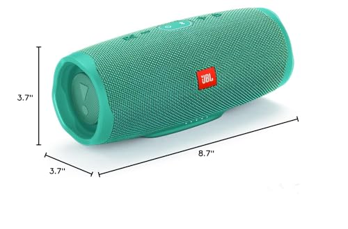 JBL Charge 4 - Waterproof Portable Bluetooth Speaker - Teal | Wireless Bluetooth Streaming, Up to 20 hours of playtime, IPX7 waterproof, JBL Connect, Durable fabric and rugged material - color: Teal