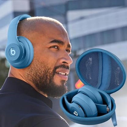 for Beats Studio Pro/Studio3/Solo4/Solo3 Headphones Hard Case, Blue - color: Blue Case