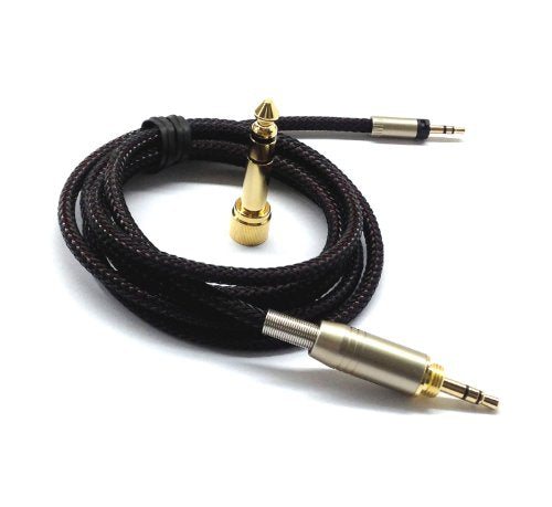 NewFantasia Replacement Audio Upgrade Cable Compatible with Sennheiser Momentum, Momentum 2.0, HD1 Over-Ear On-Ear Headphones 1.2meters/4feet - size: 1.2m