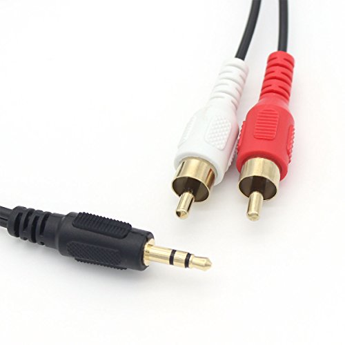 3.5mm to RCA Audio Stereo Y Splitter Cable,Gold Plated 3.5mm Male to 2RCA Male Stereo Audio Cable for Smartphones,MP3, Tablets,Speakers,Home Theater - 3.5 to 2RCA 1.5m - size: 3.5mm to 2RCA 1.5m