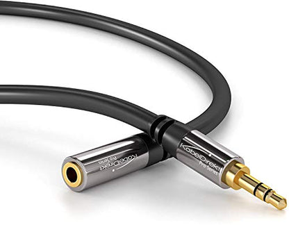 KabelDirekt – Headphone 3.5mm Extension Lead Cable – 10ft - size: 10 feet