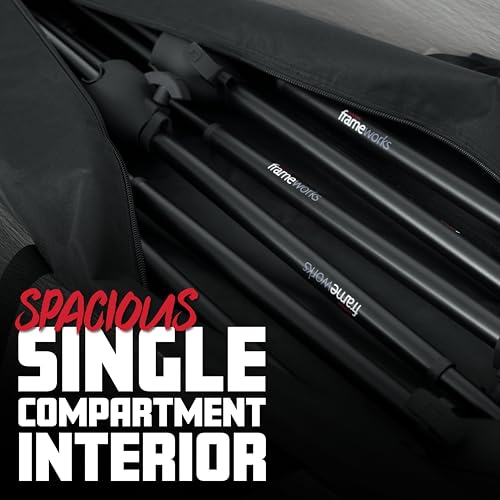 Gator Set of 2 Carry Bag with 50" Interior Holds (2) Speaker, Microphone or Lighting Stands (GPA-SPKSTDBG-50-2PK) - size: 50" Long - Single Compartment (2 Pack)