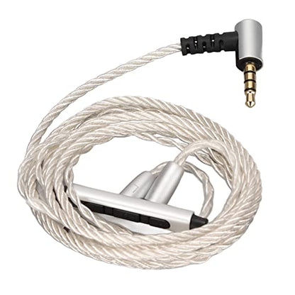 Earphone Wired Replacement Upgrade Cable,Silver Plated Copper 184 Core Headphone Upgrade Cable,Suitable for MMCX Interface Headphones SE846 SE535