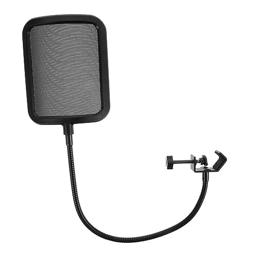 Abaodam Microphone Windscreen Pop Filter for Gaming Metal Mesh Shield Noise Reduction Cover for Podcast
